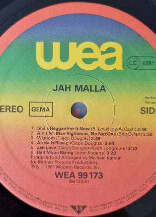 Jah Malla : Jah Malla (LP, Album)