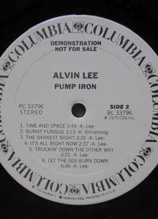 Alvin Lee : Pump Iron! (LP, Album, Promo, CSM)