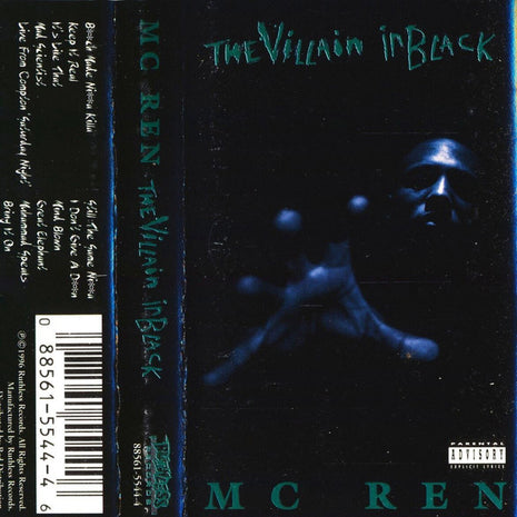 MC Ren : The Villain In Black (Cass, Album)