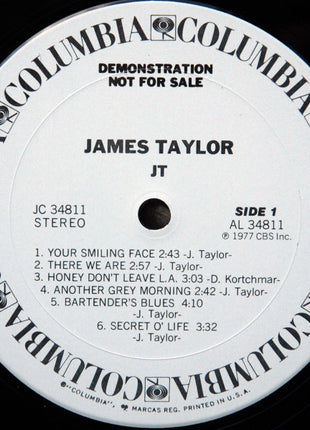 James Taylor (2) : JT (LP, Album, Promo, Pit)