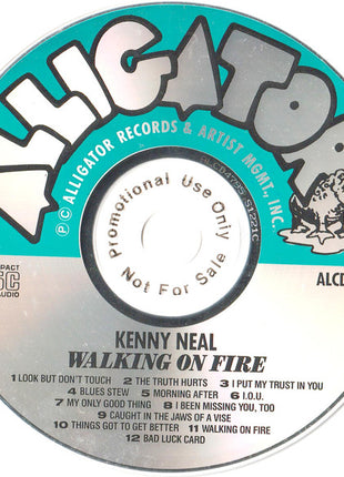 Kenny Neal : Walking On Fire (CD, Album, Promo)