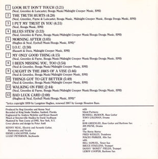 Kenny Neal : Walking On Fire (CD, Album, Promo)