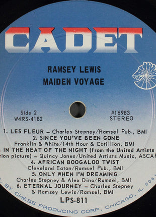 Ramsey Lewis : Maiden Voyage (LP, Album, Ind)