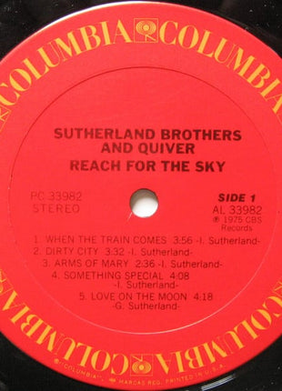 Sutherland Brothers & Quiver : Reach For The Sky (LP, Album, San)