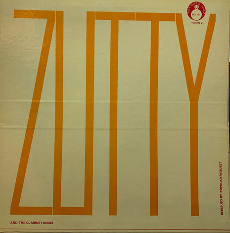 Zutty And The Clarinet Kings : Volume Two (LP, Album, RE)