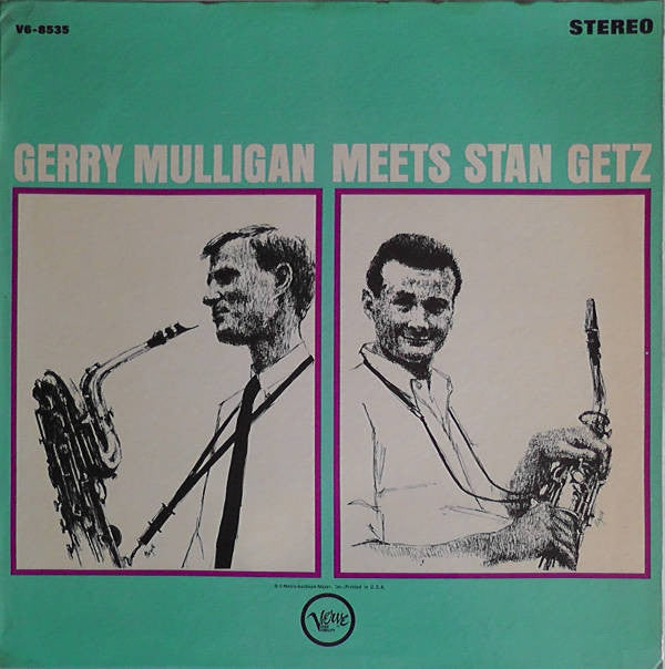 Stan Getz & Gerry Mulligan - Gerry Mulligan Meets Stan Getz (LP, Album, RE)  (Near Mint (NM or M-))