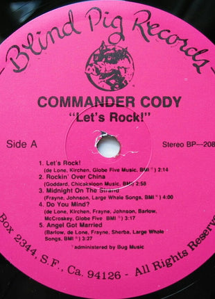 Commander Cody : Let's Rock! (LP, Album)