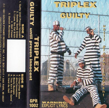 Triplex (3) : Guilty Until Proven Innocent (Cass, Album)