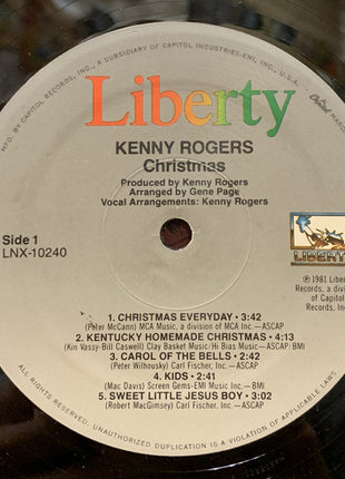 Kenny Rogers : Christmas (LP, Album, RE, Spe)