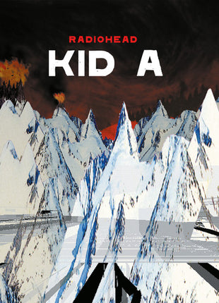 the album cover for Radiohead - Kid A