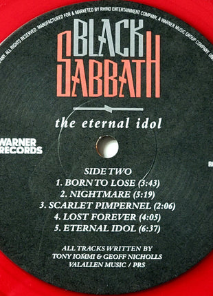 Black Sabbath : The Eternal Idol (LP, Album, RSD, Ltd, RE, RM, Tra)