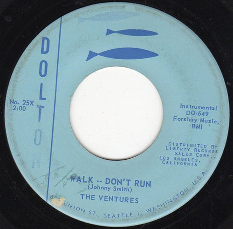 The Ventures : Walk -- Don't Run / The McCoy (7", Single, Ind)