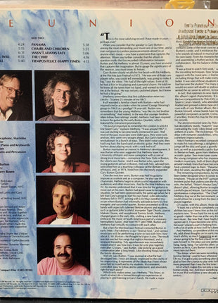 Gary Burton, Pat Metheny, Mitch Forman*, Will Lee, Peter Erskine : Reunion (LP, Album, Promo)