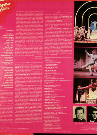 Jerry Herman : La Cage Aux Folles (The Broadway Musical) (LP, Album, Gat)
