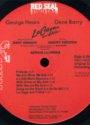 Jerry Herman : La Cage Aux Folles (The Broadway Musical) (LP, Album, Gat)
