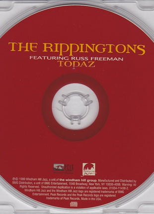The Rippingtons Featuring Russ Freeman (2) : Topaz (CD, Album)