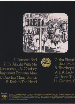 New Riders Of The Purple Sage : The Adventures Of Panama Red (CD, Album, RE)