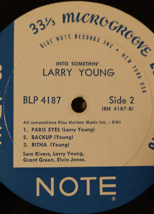 Larry Young : Into Somethin' (LP, Album, Mono)