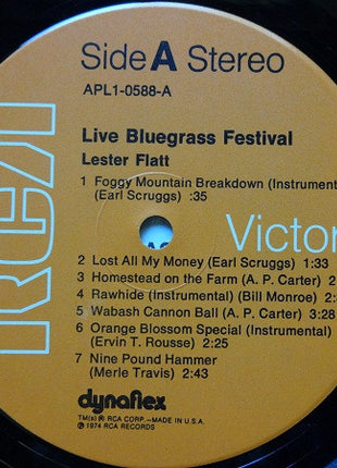 Lester Flatt : Live Bluegrass Festival (LP, Album)