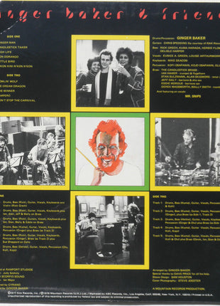 Ginger Baker & Friends : Eleven Sides Of Baker (LP, Album)