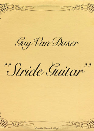 Guy Van Duser : "Stride Guitar" (LP, Album)