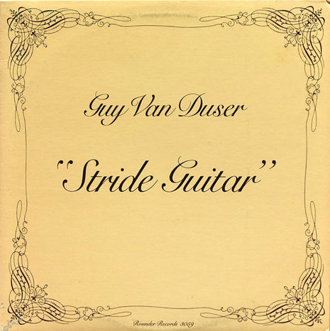 Guy Van Duser : "Stride Guitar" (LP, Album)
