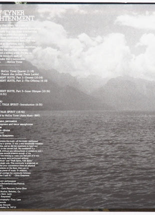 McCoy Tyner : Enlightenment (2xLP, Album)