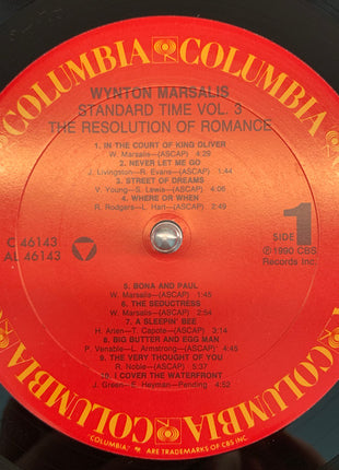 Wynton Marsalis : Standard Time Vol. 3 (The Resolution Of Romance) (LP, Album)