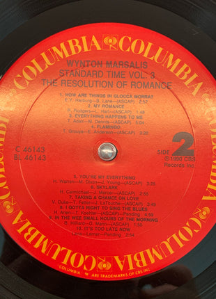 Wynton Marsalis : Standard Time Vol. 3 (The Resolution Of Romance) (LP, Album)