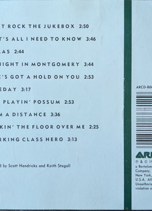 Alan Jackson (2) : Don't Rock The Jukebox (CD, Album, Club, CRC)