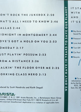Alan Jackson (2) : Don't Rock The Jukebox (CD, Album, Club, CRC)