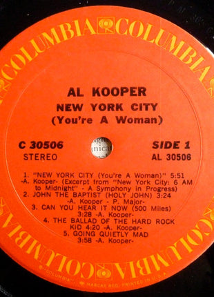 Al Kooper : New York City (You're A Woman) (LP, Album, Gat)