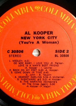 Al Kooper : New York City (You're A Woman) (LP, Album, Gat)