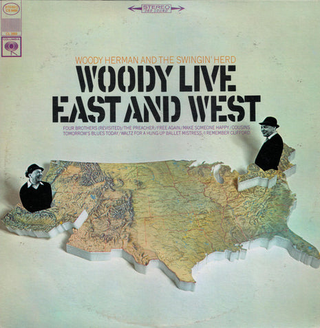 Woody Herman And The Swingin' Herd : Woody Live East And West (LP)