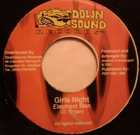 Elephant Man : Girls Night (7")