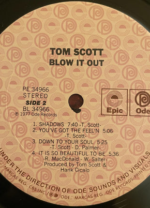 Tom Scott : Blow It Out (LP, Album, Ter)