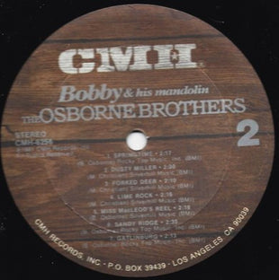 The Osborne Brothers : Bobby & His Mandolin (LP, Album)