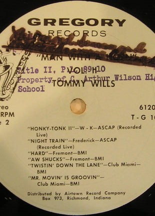 Tommy Wills Combo : Man With A Horn.....Vol II (LP, Album)