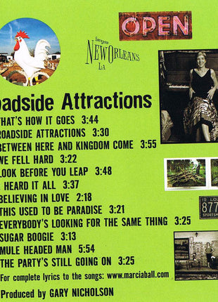 Marcia Ball : Roadside Attractions (CD, Album)