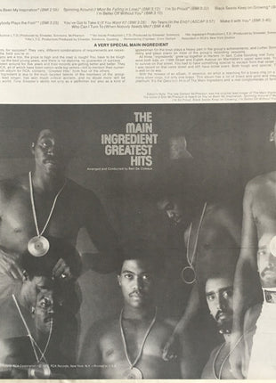 The Main Ingredient : Greatest Hits (LP, Comp)