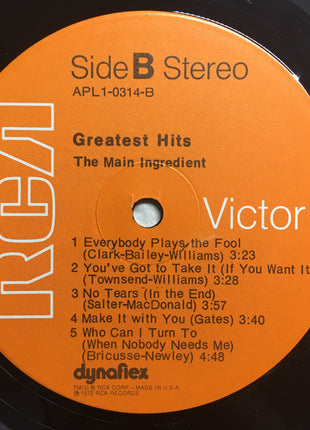 The Main Ingredient : Greatest Hits (LP, Comp)