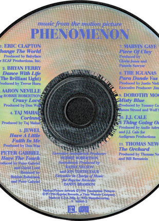 Various : Music From The Motion Picture Phenomenon (CD, Album, Comp)