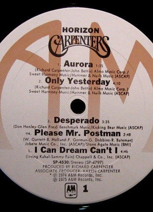 Carpenters : Horizon (LP, Album, Pit)