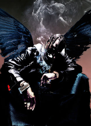 the album cover for Travis Scott - Birds In The Trap Sing Mcknight