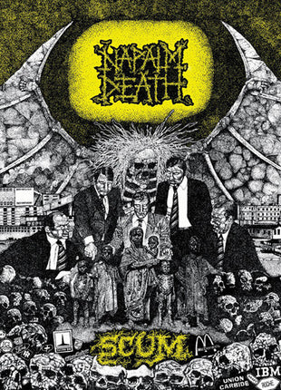 the album cover for Napalm Death - Scum