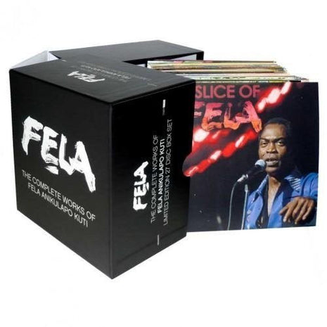 the album cover for Fela Kuti - Complete Works Of Fela Anikulapo-kuti