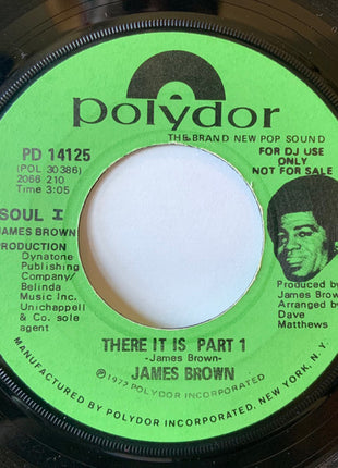 James Brown : There It Is (7", Promo)