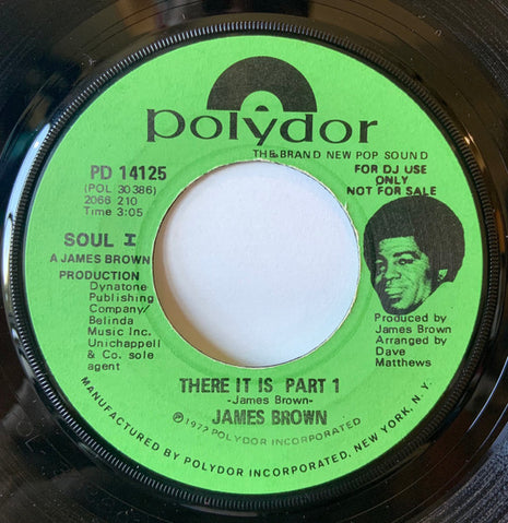 James Brown : There It Is (7", Promo)
