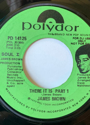 James Brown : There It Is (7", Promo)