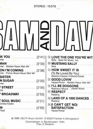 Sam & Dave : Masters Of Pop Music - Sam And Dave (CD)